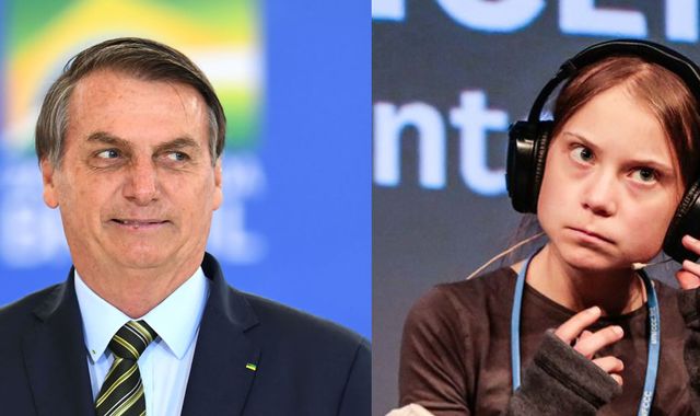 Greta Thunberg called a 'brat' by Brazil's President Jair Bolsonaro