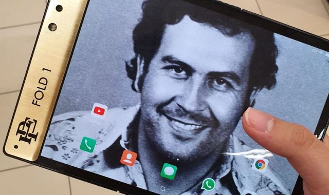 Pablo Escobar's brother launches 'unbreakable' gold smartphone - and vows to sue Apple