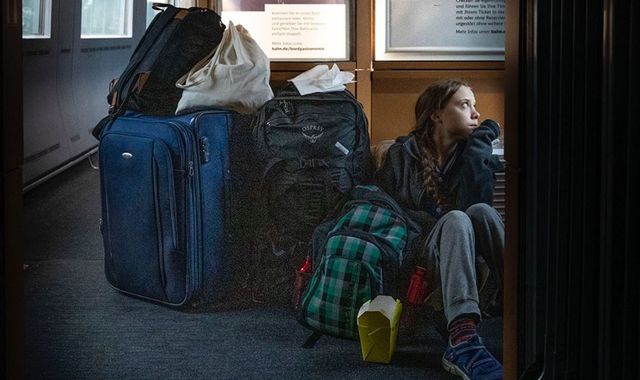 Greta Thunberg tackled over 'overcrowded' train tweet by Deutsche Bahn