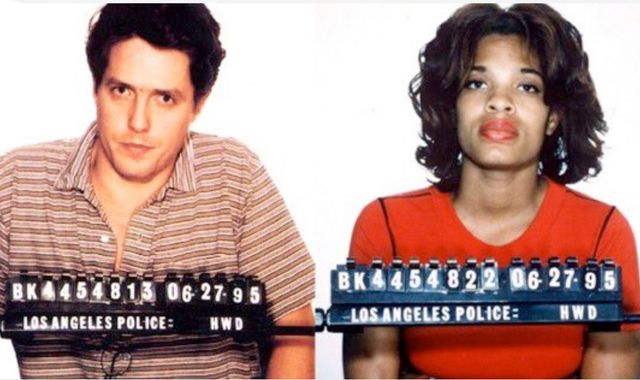 Hugh Grant tweets infamous mugshot after criticism over political flexibility