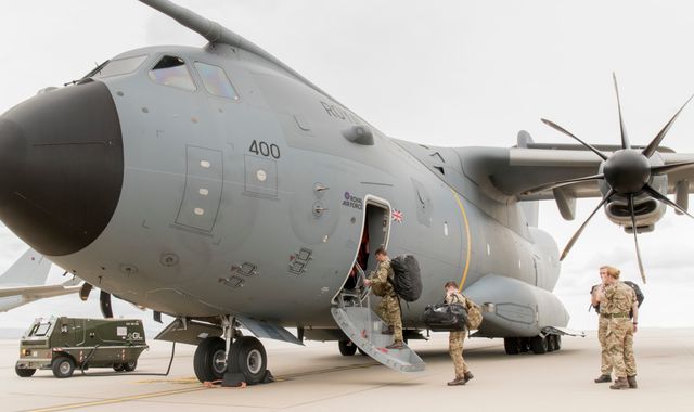 RAF joins search for missing Chilean air force plane with 38 on board