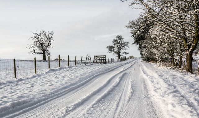 UK weather: Snow, ice and -8C - Britain's mild weather will come to abrupt end tonight
