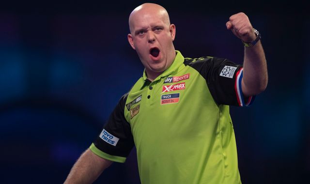 PDC Darts: Michael van Gerwen, Luke Humphries and Kim Huybrechts win on opening night