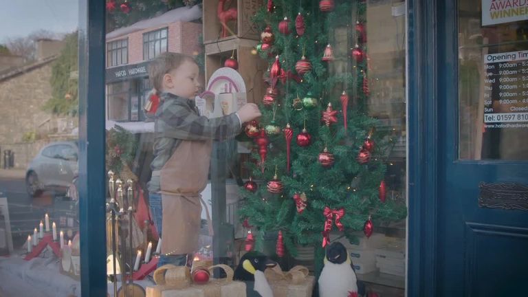 A small business Christmas add explodes in popularity