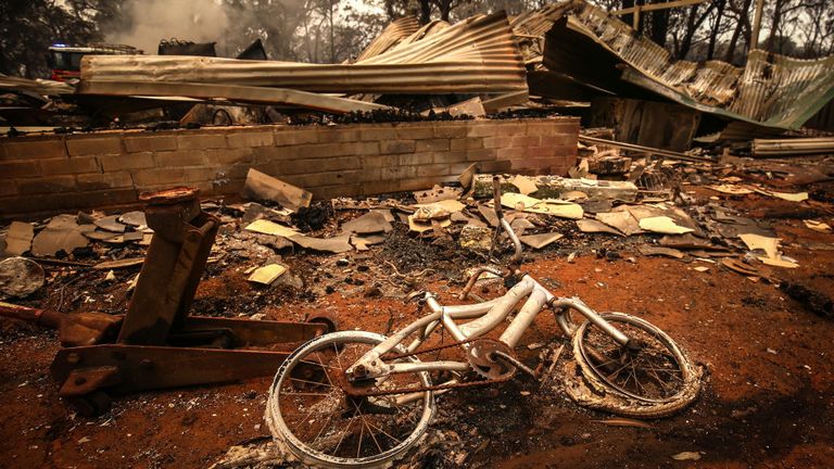 Dozens of homes have been destroyed in New South Wales