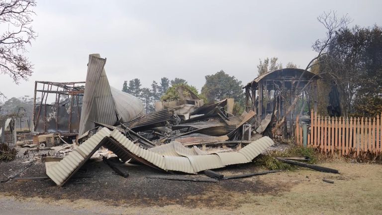 Australian bushfires: in the Blue Mountains, in New South Wales