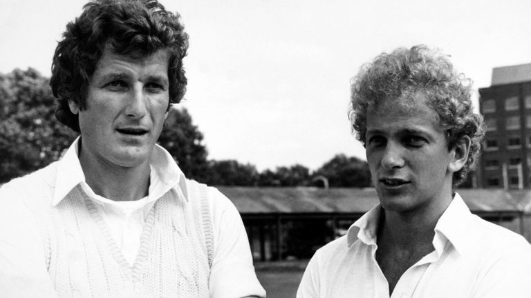 England captain Bob Willis and David Gower at Lord&#39;s in 1982