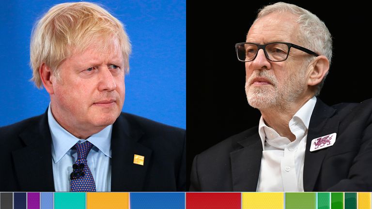 Boris Johnson and Jeremy Corbyn