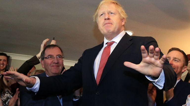 Boris Johnson is likely to get a hero&#39;s welcome when he meets the new Tory MPs later 