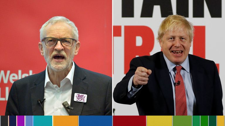 Jeremy Corbyn and Boris Johnson are into their last 72 hours of campaigning