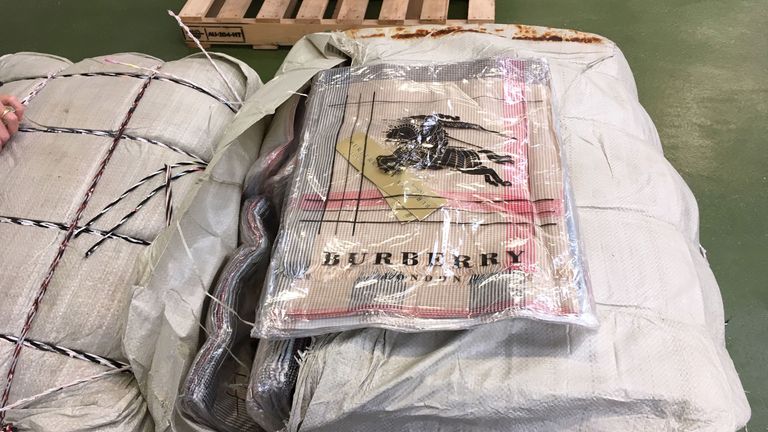 Fake Burberry sold with falsified customs papers: police - SHINE News
