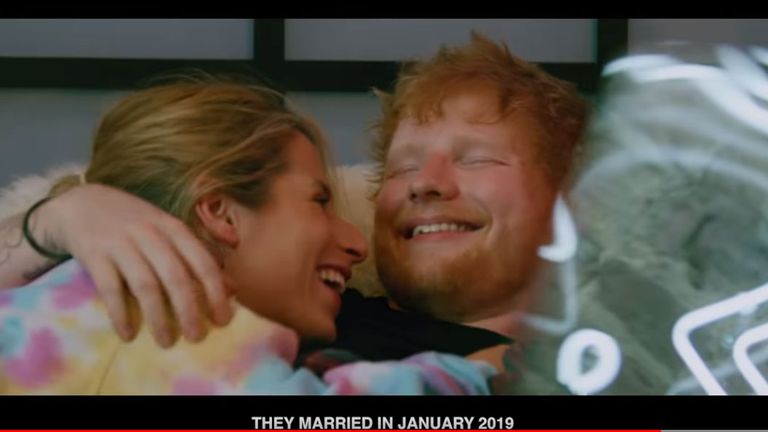 Ed Sheeran reveals date of secret wedding in video ...