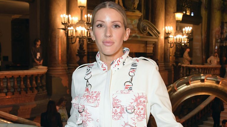 Ellie Goulding attends the Stella McCartney Womenswear Spring/Summer 2020 show as part of Paris Fashion Week on September 30, 2019 in Paris, France.