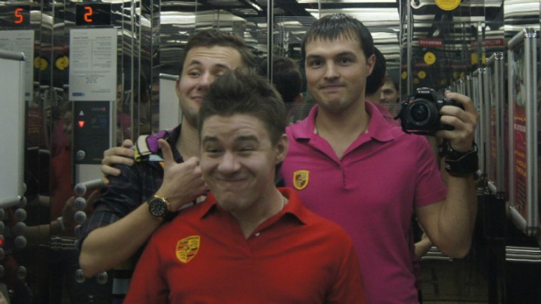 Evil Corp members Kirill Slobodskoy, Dmitry Smirnov, Denis Gusev, in Dubai. Pic: NCA