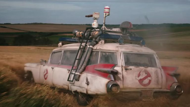 Ecto-1 makes a triumphant return. Pic: Sony Pictures