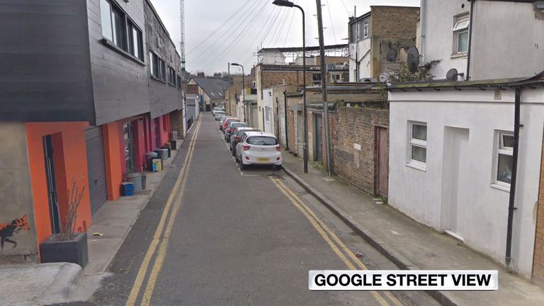 Clarence Mews in Hackney, east London. Pic: Google Maps