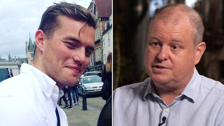 Dave Merritt, father of London Bridge terror attack 2019 victim Jack Merritt, speaks to Sky News