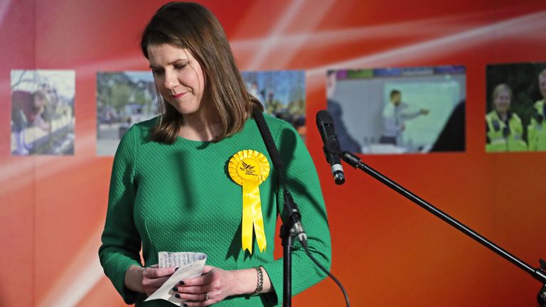Lib Dem leader Jo Swinson lost her seat to the SNP