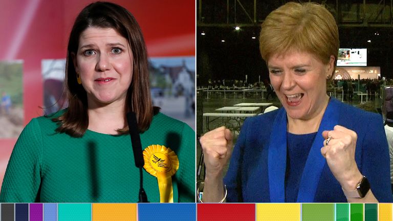 Jo Swinson and Nicola Sturgeon