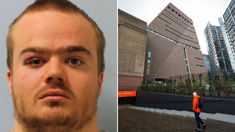Jonty Bravery has admitting throwing a boy from the 10th floor at the Tate Modern