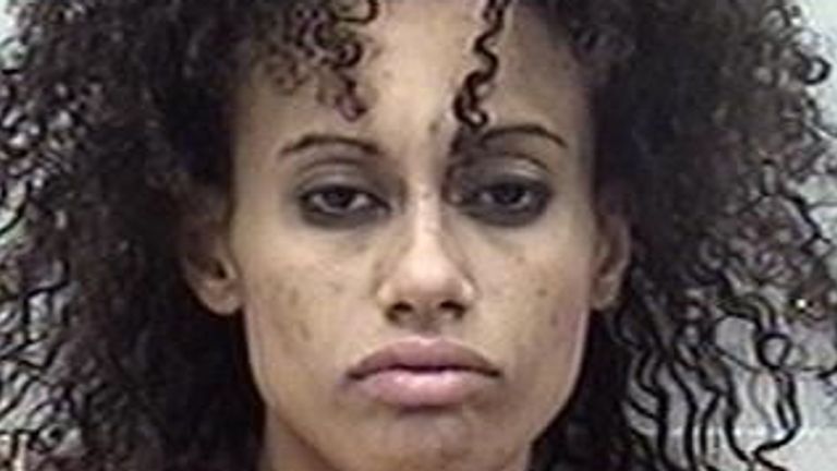 Katelynn Nelson is also accused of being in possession of drugs. Pic: Colorado Springs Police
