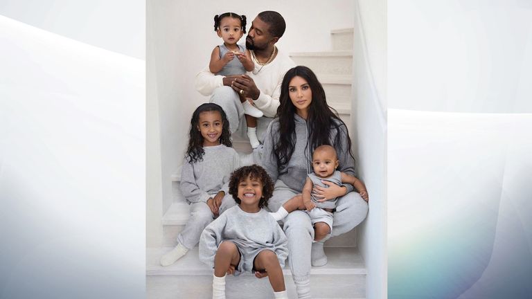 Kim Kardashian christmas card