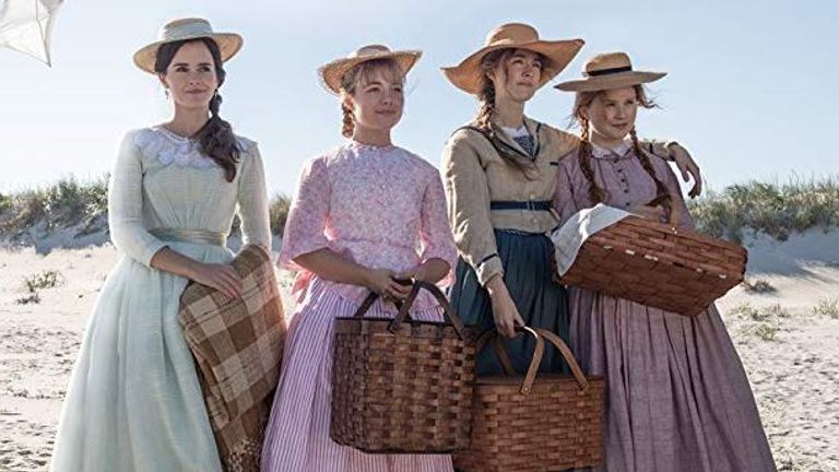 Emma Watson, Florence Pugh, Saoirse Ronan and Eliza Scanlen in Greta Gerwig's Little Women