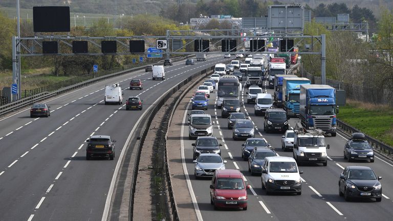 M1: Third major crash on motorway in 24 hours | UK News | Sky News