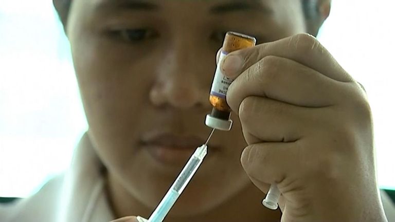 A door-to-door vaccination programme is now underway