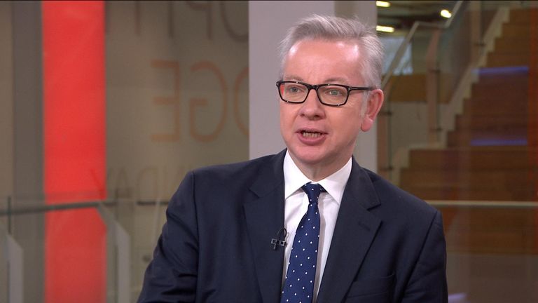 Gove 'absolutely' rules out government allowing second Scottish independence referendum