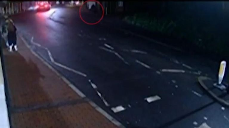 Anthony Knott can be seen walking alone in new CCTV footage