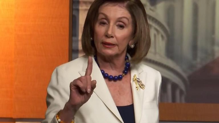 Nancy Pelosi says she does not hate the president