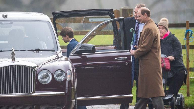 Prince Edward was among those attending