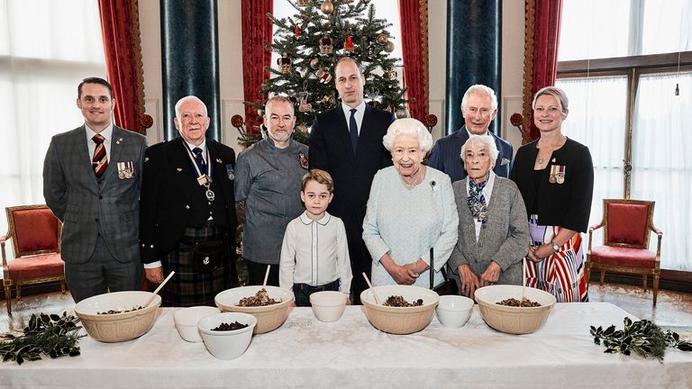 Festive treats at Buckingham Palace