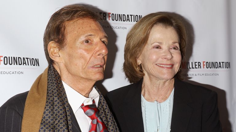 Ron Leibman and Jessica Walter attend the Arthur Miller - One Night 100 Years benefit at Lyceum Theatre on January 25, 2016 in New York City