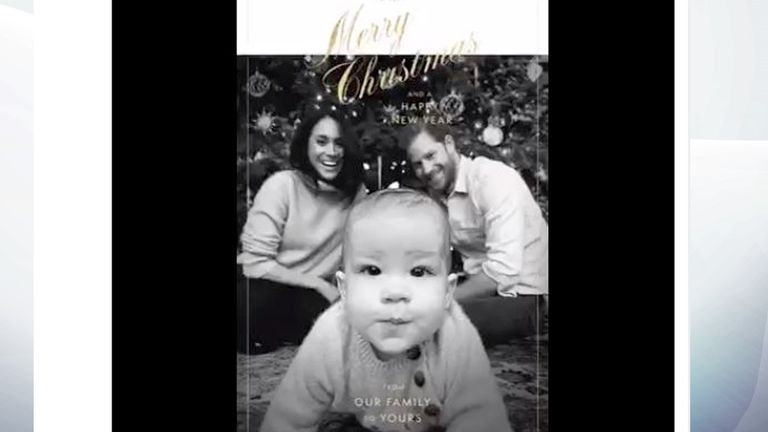 The Sussexes' Christmas card