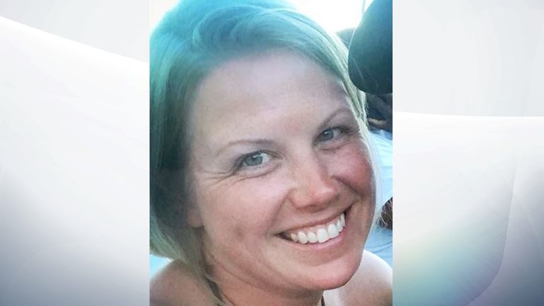 Stacy Robinson, who died in September 2018. Her husband is accused of using eye drops to kill her