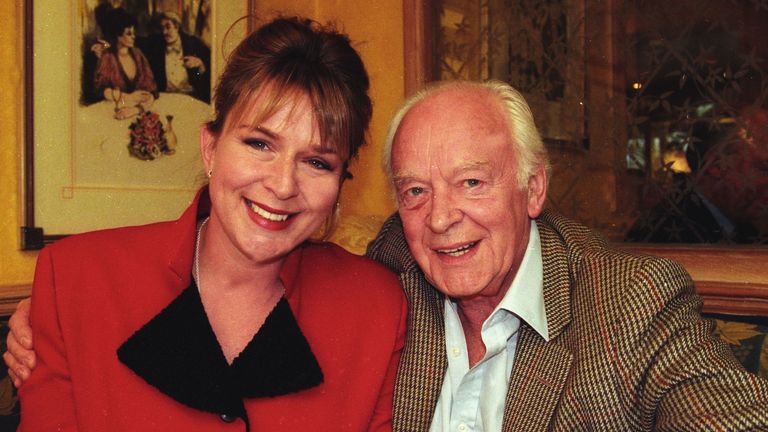 Tony Britton pictured with his daughter Fern