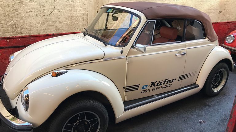 Joseph Salama will be converting old Volkswagen cars into electric ones