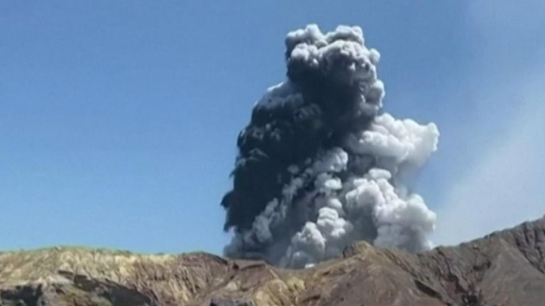 White Island Eruption 
New Zealand
