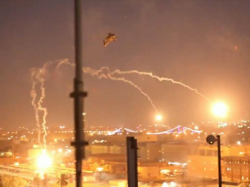 Iraq: US Apaches fire flares over US embassy in Baghdad ...