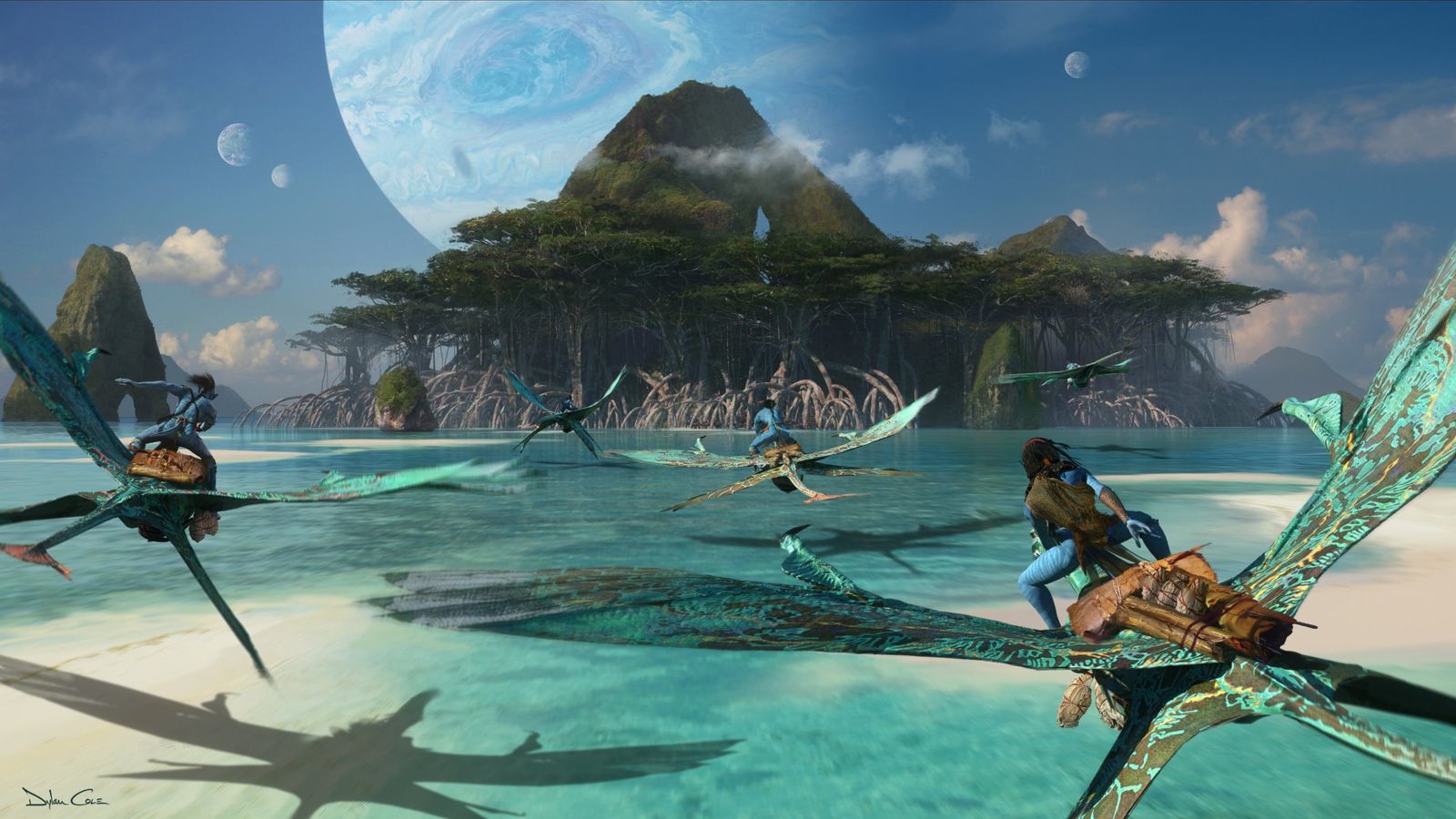 Avatar 2 James Cameron Reveals First Look At Pandora Ents And Arts