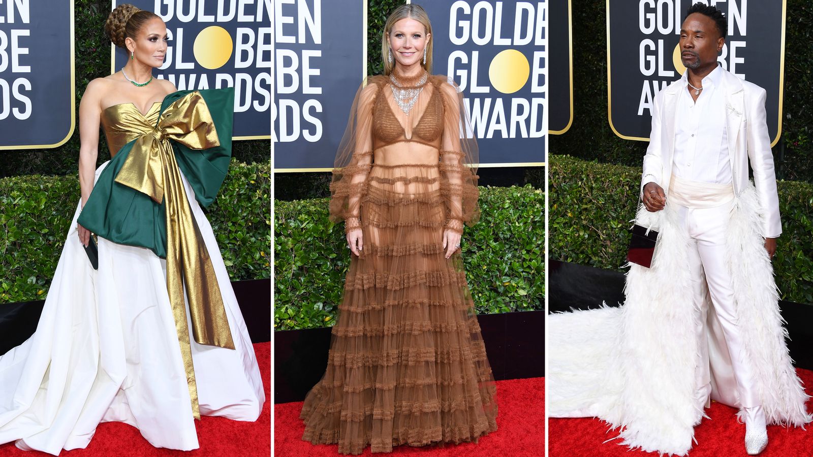 Golden Globes: All the weird and wonderful red carpet outfits | Ents