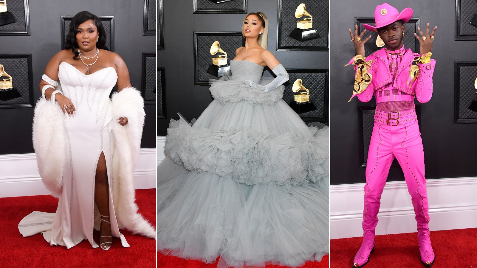 Grammys: Stars' red carpet looks in pictures, Ents & Arts News