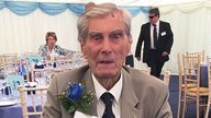 File photo dated 1/7/2018 of Battle of Britain veteran Wing Commander Paul Farnes, who has died aged 101.