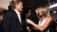 Brad Pitt and Jennifer Aniston attend the 26th Annual Screen Actors..Guild Awards