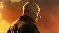 Patrick Stewart as Jean-Luc Picard, boldly going where no man has gone before