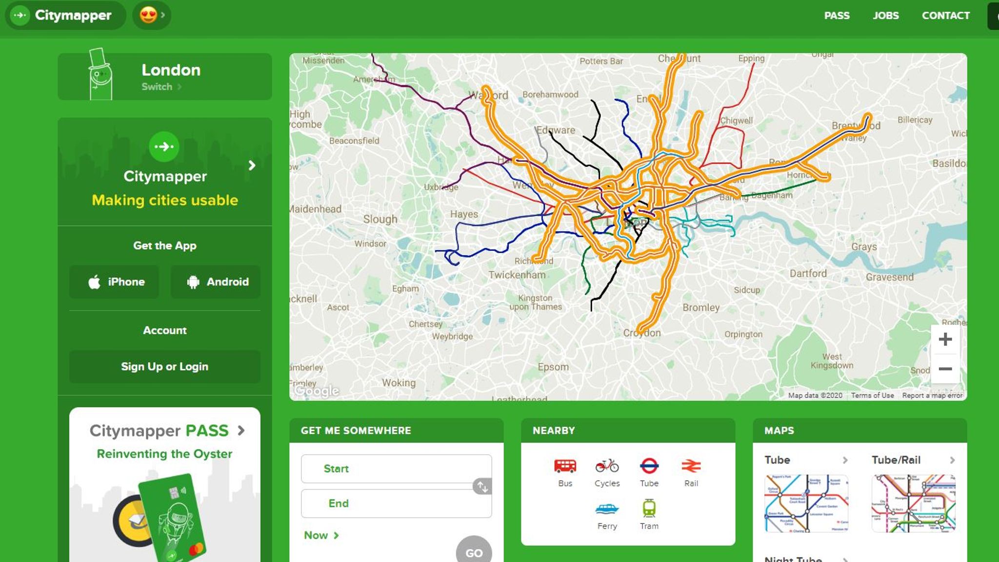 Citymapper Plots Route To Sale Amid Bid Interest Business News Sky News   Skynews Citymapper App Travel 4904295 