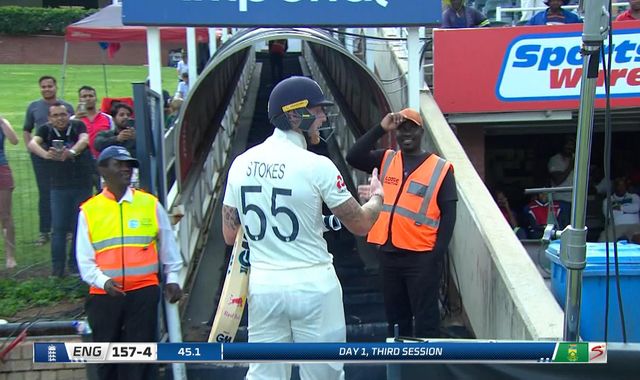 Ben Stokes apologises for shouting abuse at spectator in Johannesburg