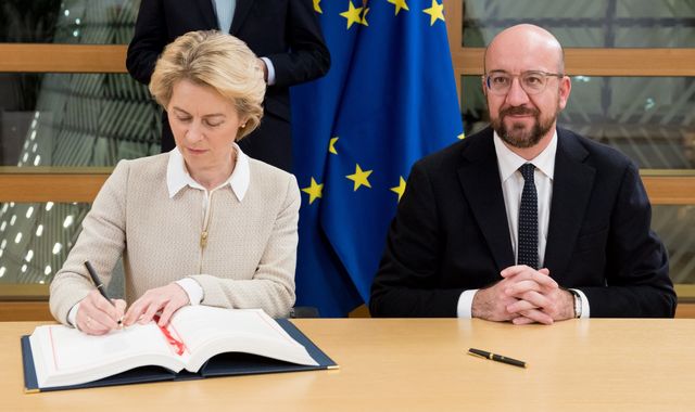 EU's top two leaders sign off on Brexit deal with promise 'our friendship will remain'